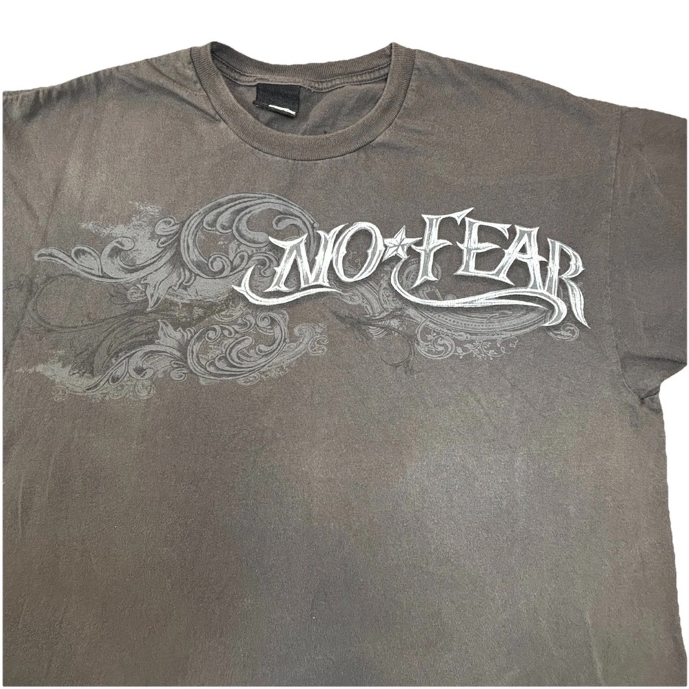 Vintage Y2k No Fear T‎ Shirt Men’s Xl Black Skater Grunge